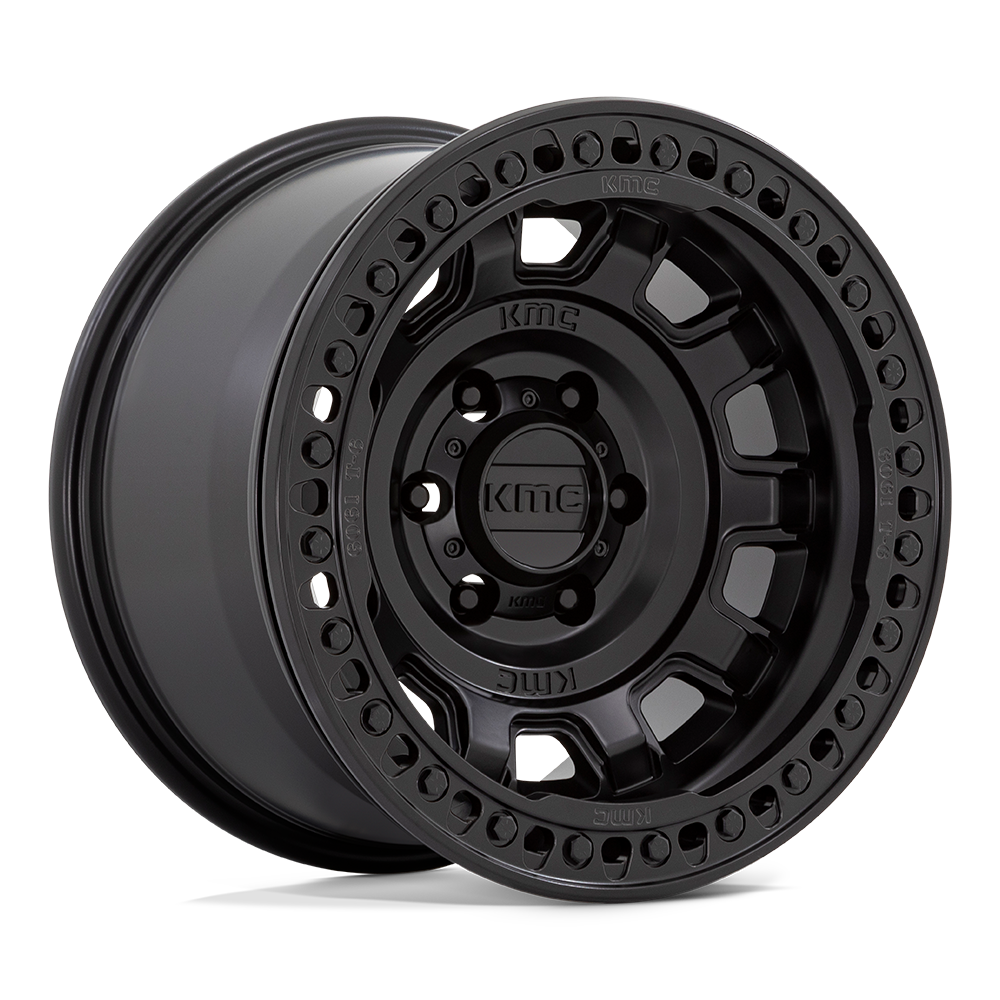 KMC KM236 Tank Beadlock 17x9 5x127 S-BLK - KM23679050715N