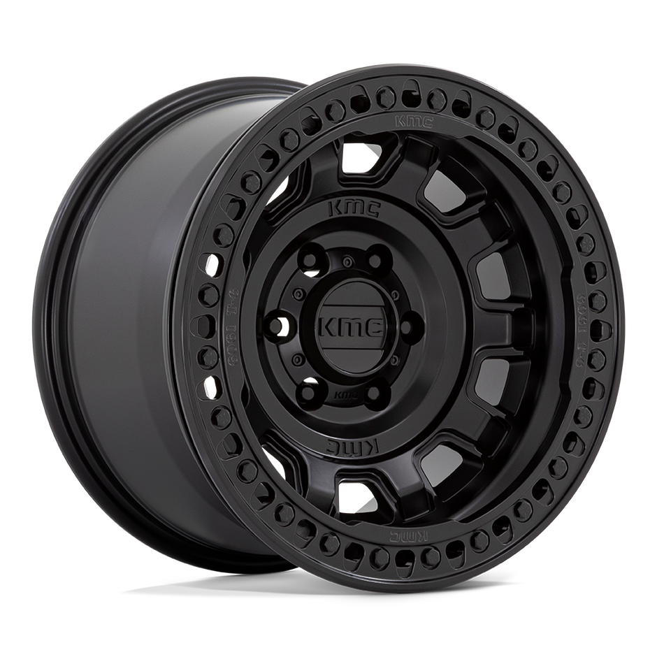 KMC KM236 Tank Beadlock 17x9 6x139.7 S-BLK - KM23679060715N