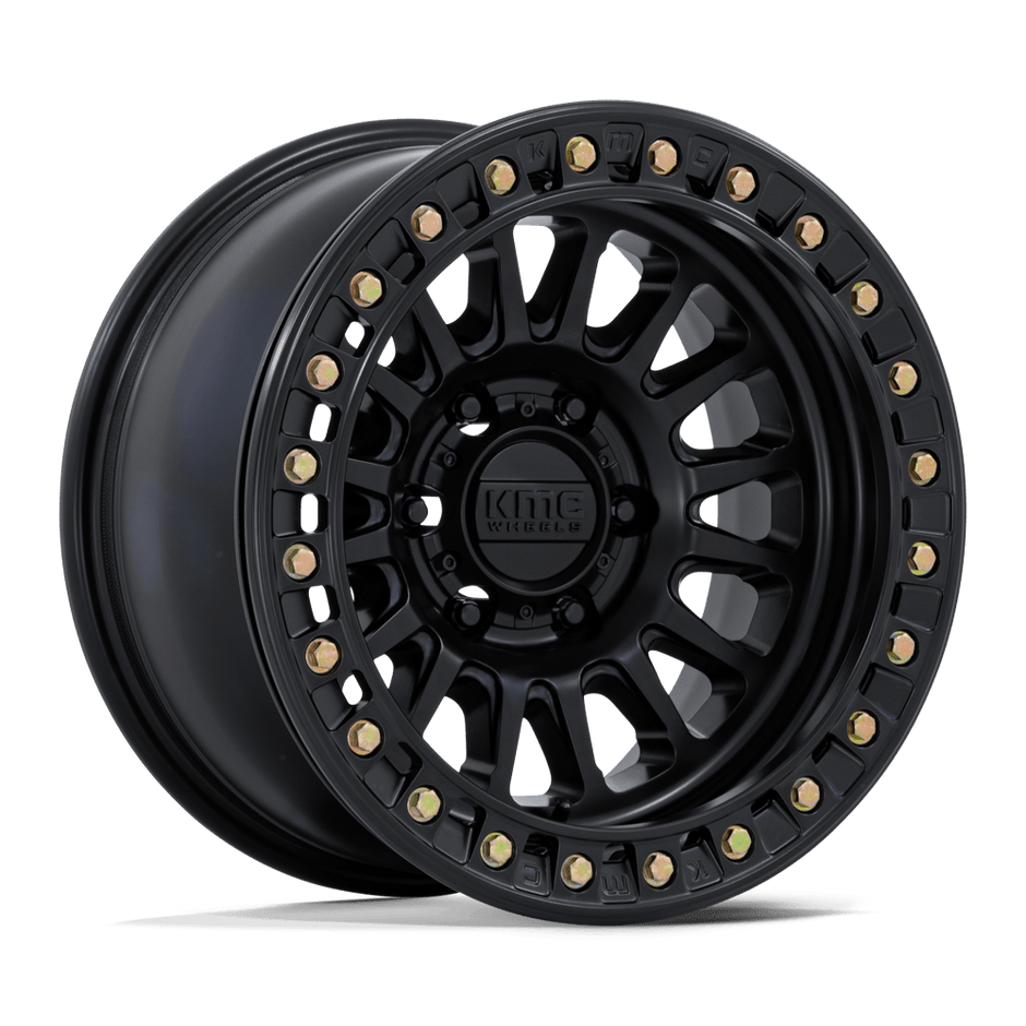 KMC KM239 Impact Beadlock 17x9 5x127 M-BLK - KM239MX17905038N