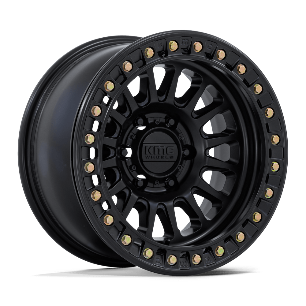 KMC KM239 Impact Beadlock 17x9 6x139.7 M-BLK - KM239MX17906025