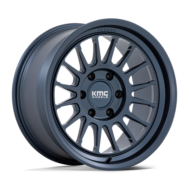 KMC KM447 Impact Forged Monoblock 17x8.5 6x139.7 MTL-BLUE - KM447LX17856810N