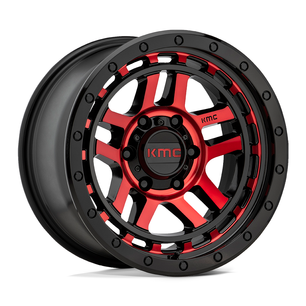 KMC KM540 Recon 17x9 6x139.7 G-BLK MCH RTCC - KM54079068912N