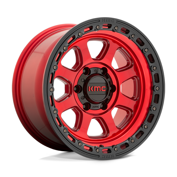 KMC KM548 Chase 20x9 8x180 C-RED BLK-LP - KM54829088918