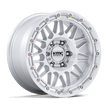 KMC KM555 Attack 17x8.5 6x135 G-SLV-MCH - KM555SD17856310N