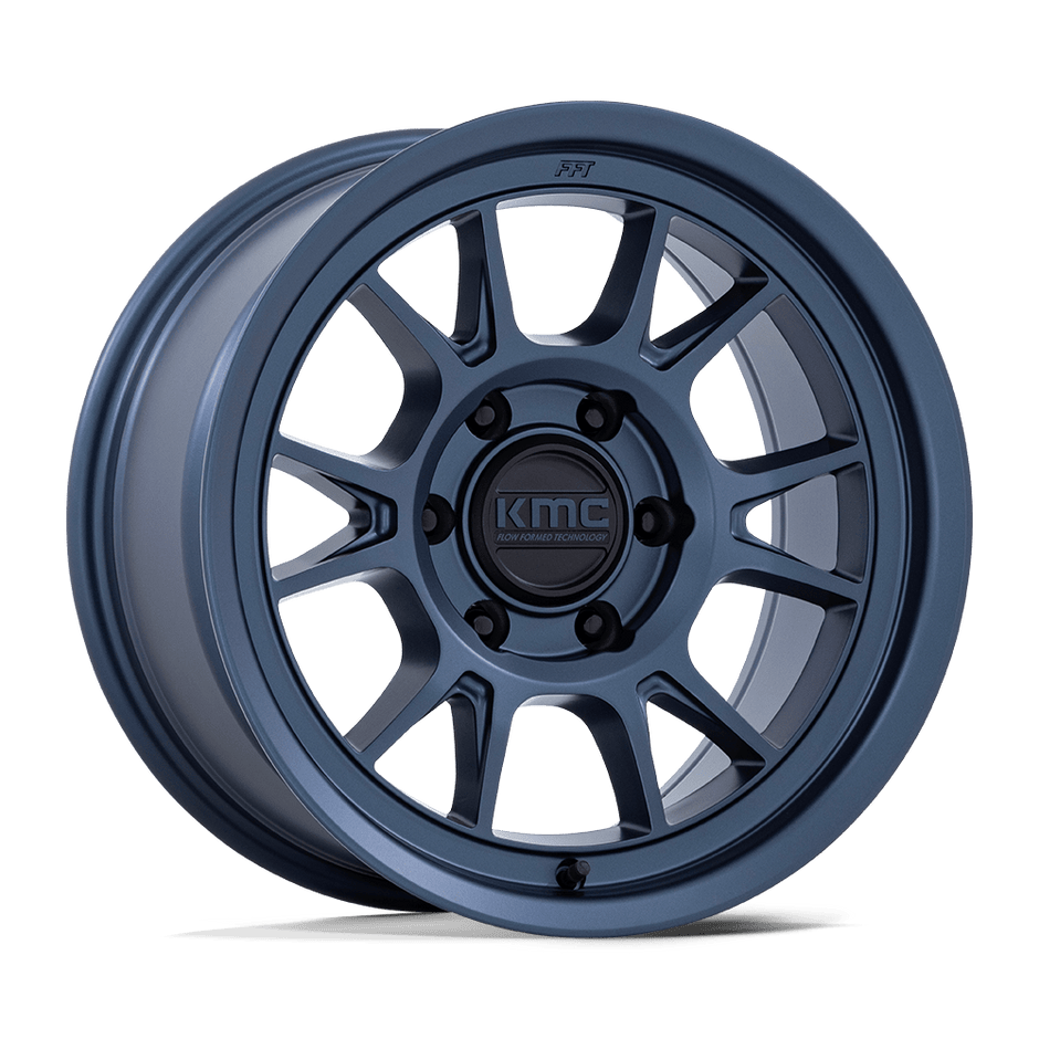 KMC KM729 Range 17x8.5 5x127 MTL-BLUE - KM729LX17855010N