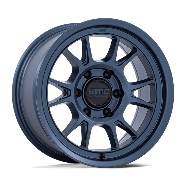 KMC KM729 Range 17x8.5 5x127 MTL-BLUE - KM729LX17855010N