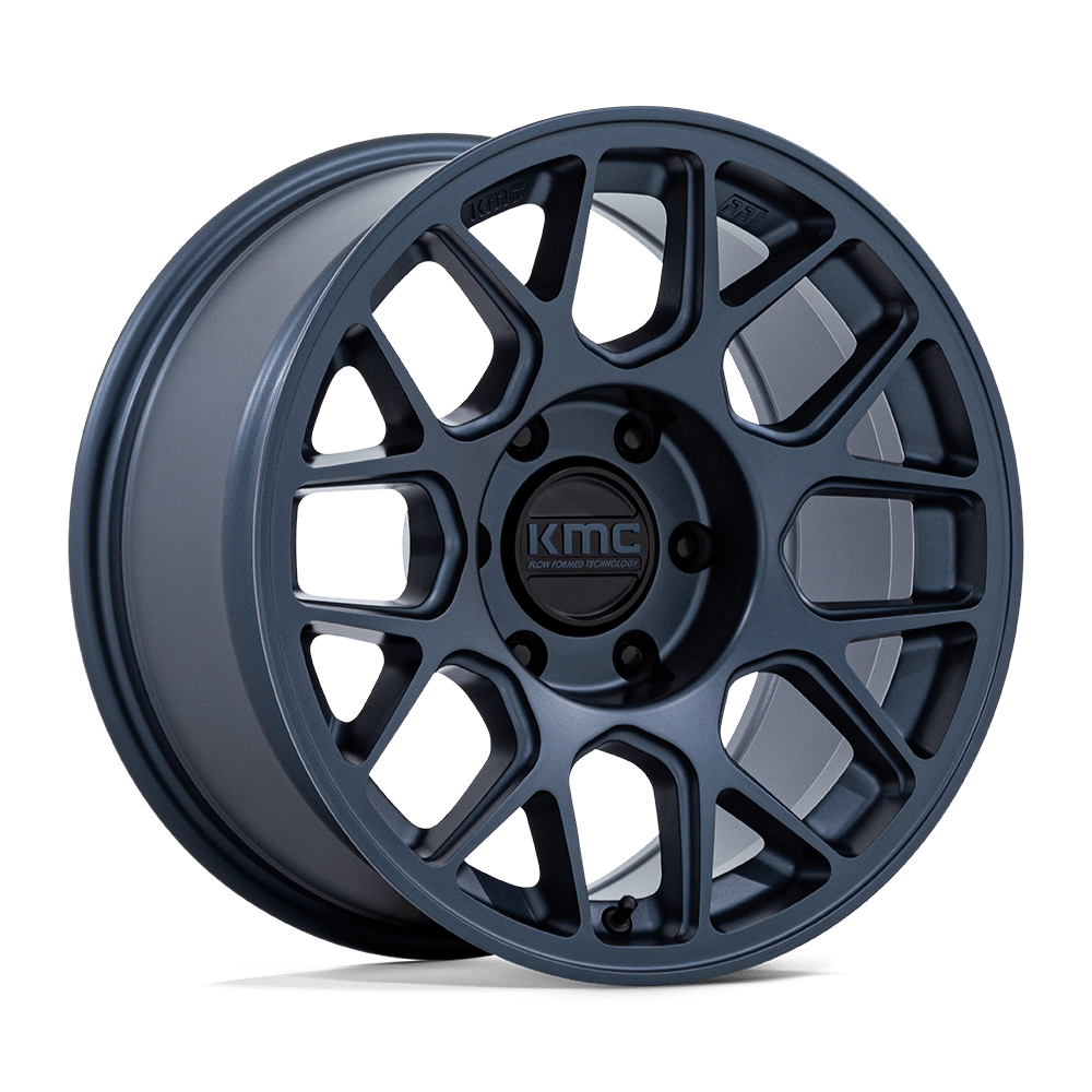 KMC KM730 Hatchet 17x8.5 5x127 MTL-BLUE - KM730LX17855010N