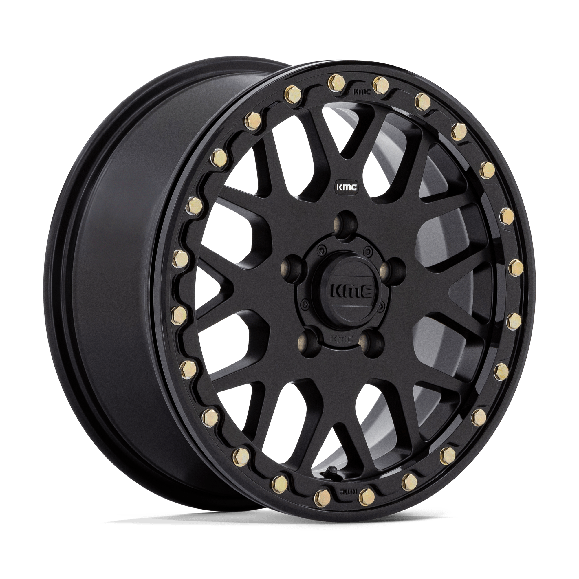 KMC Powersports KS235 Grenade UTV Beadlock 15x6 5x114.3 S-BLK - KS23556012738