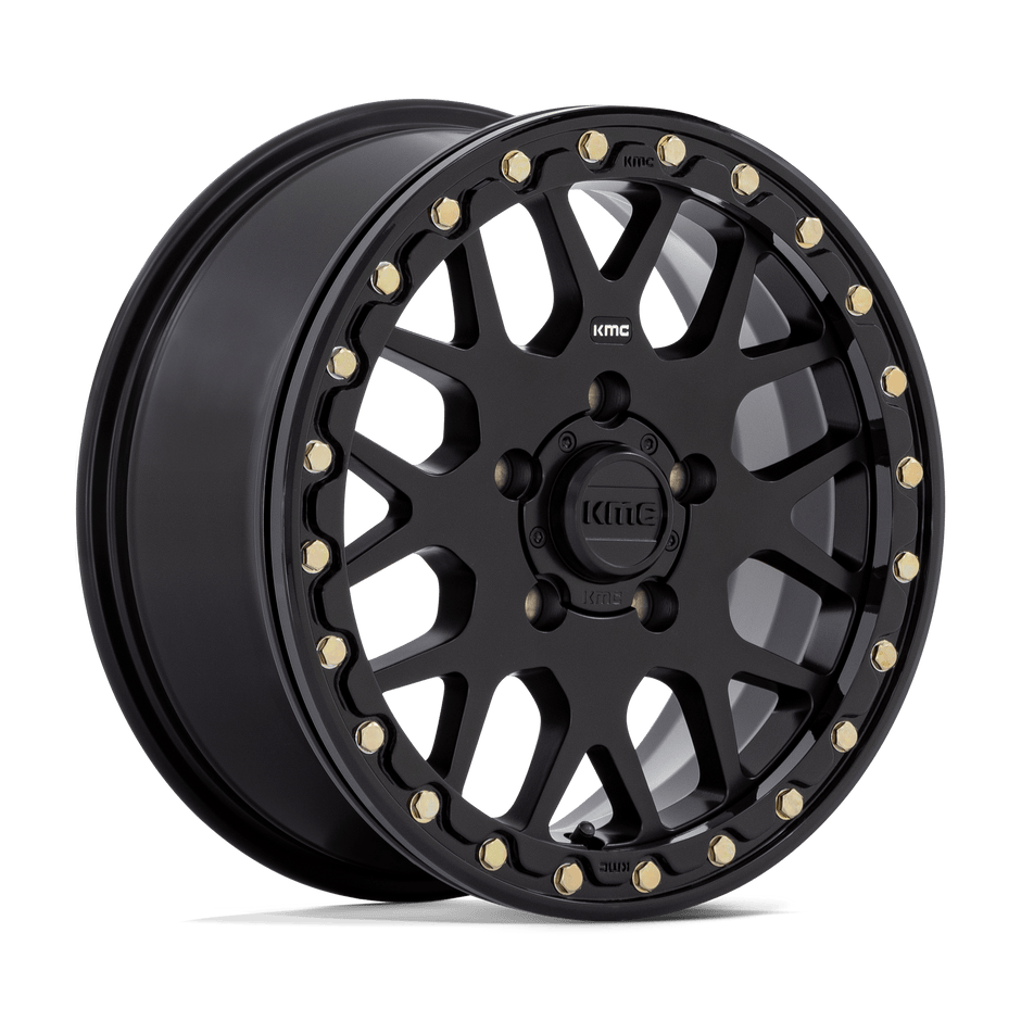 KMC Powersports KS235 Grenade UTV Beadlock 15x6 5x114.3 S-BLK - KS23556012738