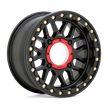 KMC Powersports KS235 Grenade UTV Beadlock 15x7 4x110 S-BLK - KS23557040710