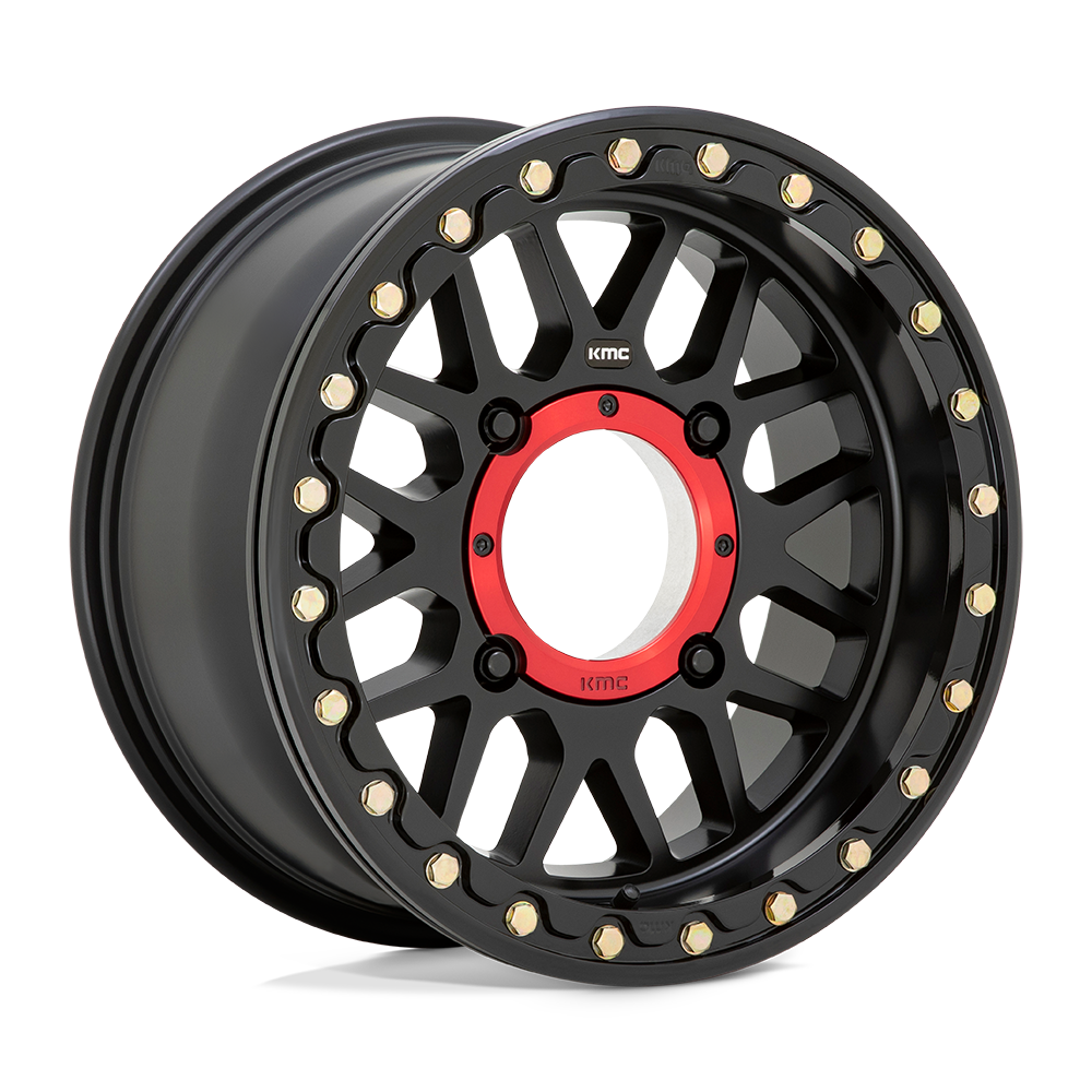KMC Powersports KS235 Grenade UTV Beadlock 15x7 4x156 S-BLK - KS23557044710