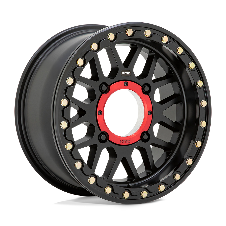 KMC Powersports KS235 Grenade UTV Beadlock 15x7 4x156 S-BLK - KS23557044710