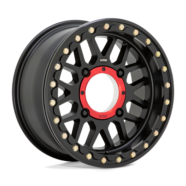 KMC Powersports KS235 Grenade UTV Beadlock 15x7 4x156 S-BLK - KS23557044710