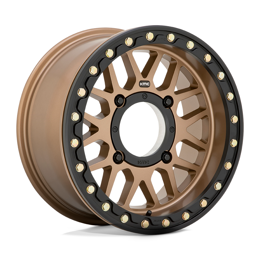 KMC Powersports KS235 Grenade UTV Beadlock 15x7 4x156 S-BRONZE - KS23557044610