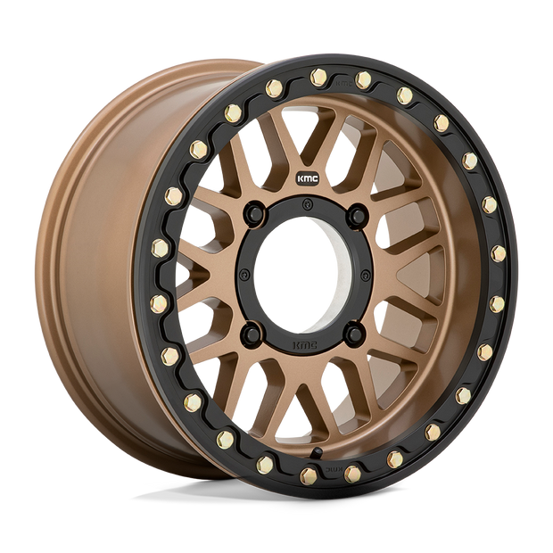 KMC Powersports KS235 Grenade UTV Beadlock 15x6 4x137 S-BRONZE - KS23556048638