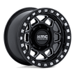 KMC Powersports KS241 Torx UTV Beadlock 15x8 4x137 G-BLK-MILL - KS241BE15804800