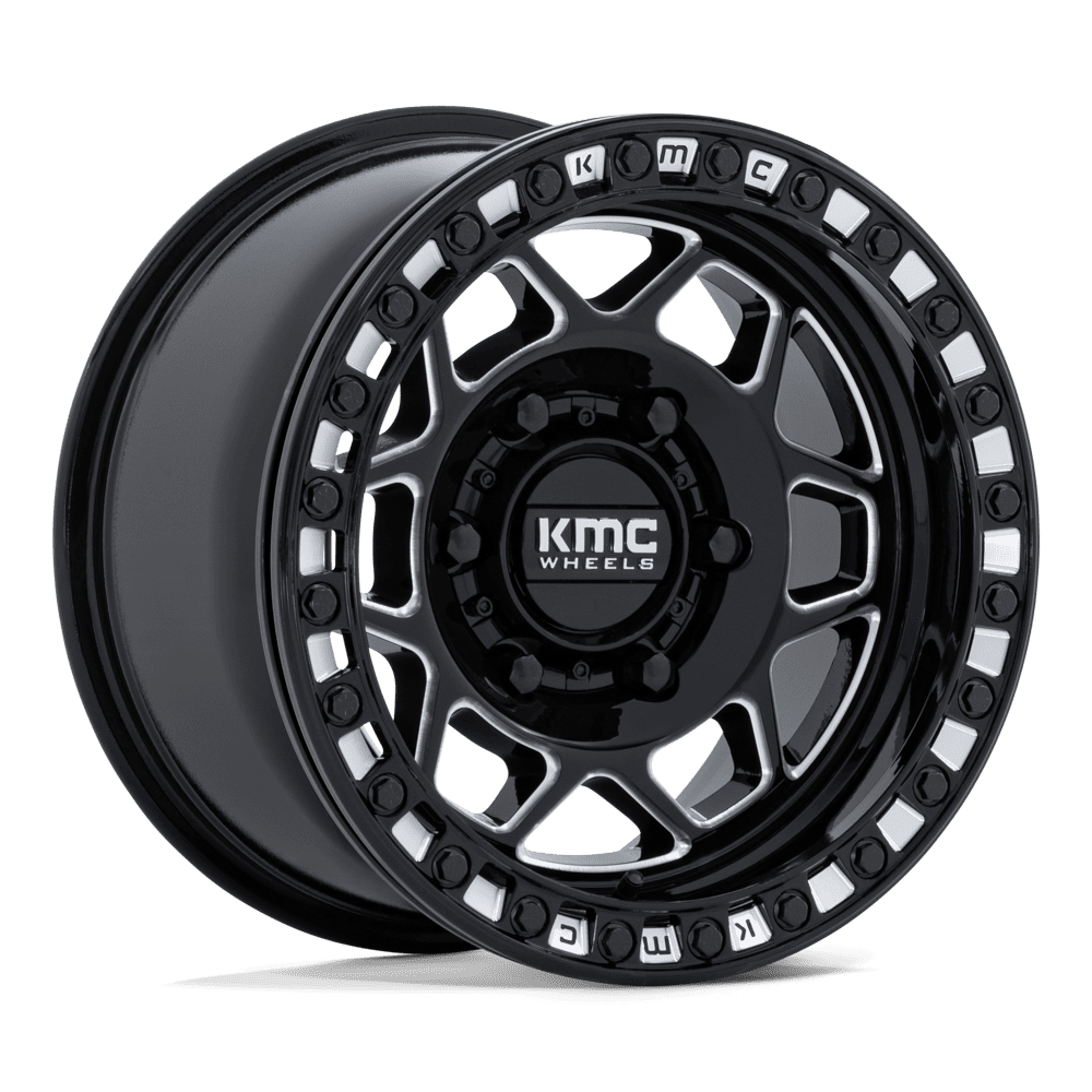 KMC Powersports KS241 Torx UTV Beadlock 15x8 6x139.7 G-BLK-MILL - KS241BE15806U00