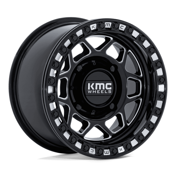 KMC Powersports KS241 Torx UTV Beadlock 15x7 4x137 G-BLK-MILL - KS241BE15704838