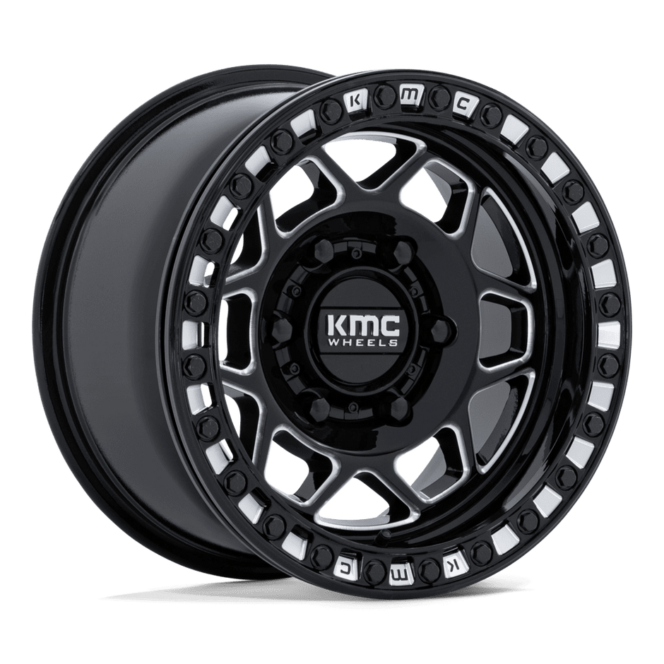 KMC Powersports KS241 Torx UTV Beadlock 15x7 6x139.7 G-BLK-MILL - KS241BE15706U38
