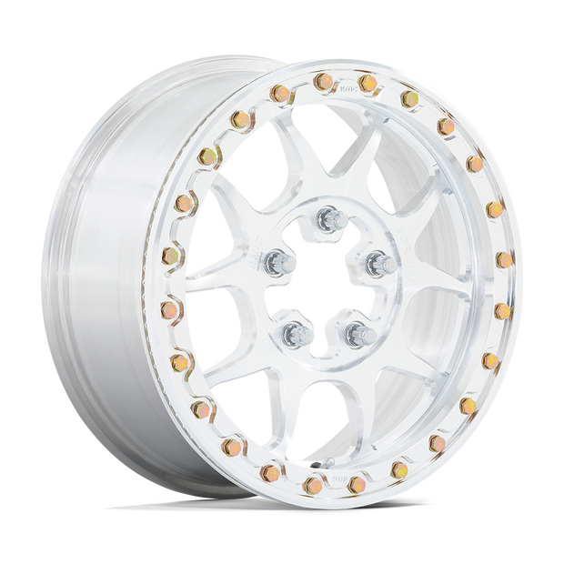 KMC Powersports KS437 Toro Forged UTV Beadlock 15x6 5x114.3 RAW-MCH-FRG - KS437DX15601238