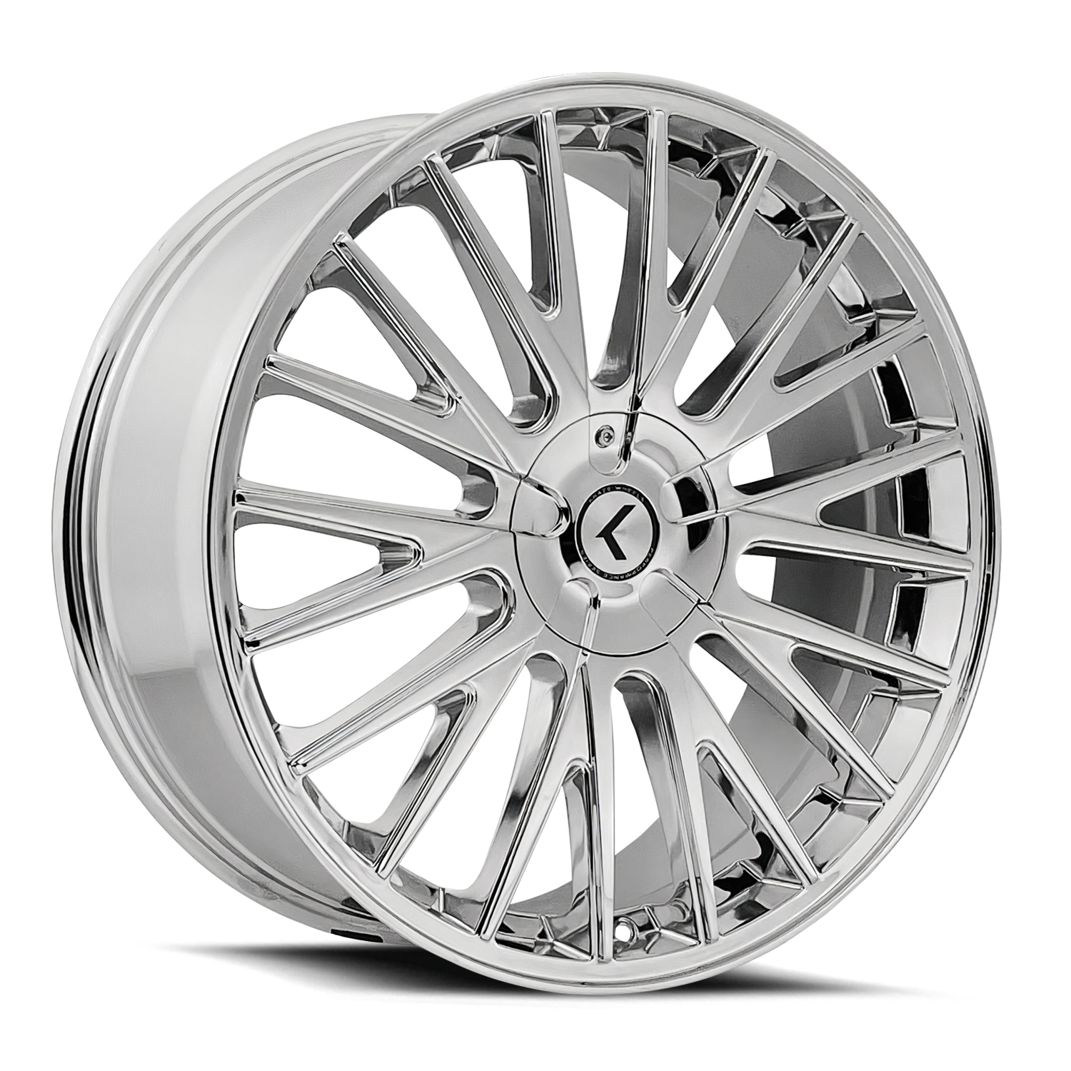KRAZE DOUBLE DOWN KR185 CHROME 20X8.5 5-112/5-120 38MM 73MM