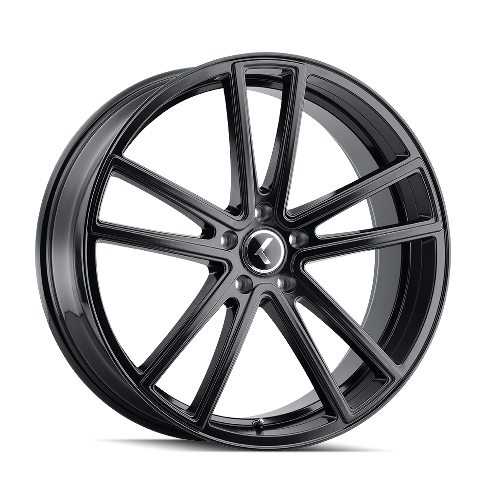 KRAZE KR190 LUSO GLOSS BLACK 22X8.5 5-120 38MM 74.1MM