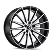 KRAZE STUNNA KR191 BLACK/MACHINED FACE 18X8 5-120 40MM 74.1MM