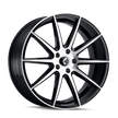 KRAZE COSMOS KR194 BLACK W/ MACHINED FACE 17X8 5-114.3 38MM 72.62MM