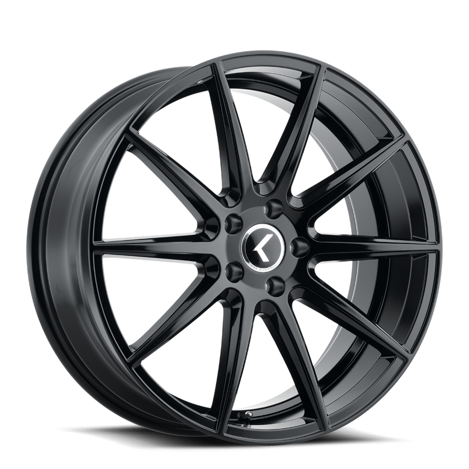 KRAZE KR194 COSMOS GLOSS BLACK 20X8.5 5-114.3 38MM 72.62MM