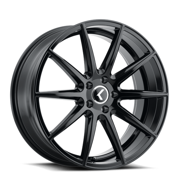 Kraze Cosmos KR194 Gloss Black 17x8 5-114.3 38mm 72.62mm - KR194-7865GB38