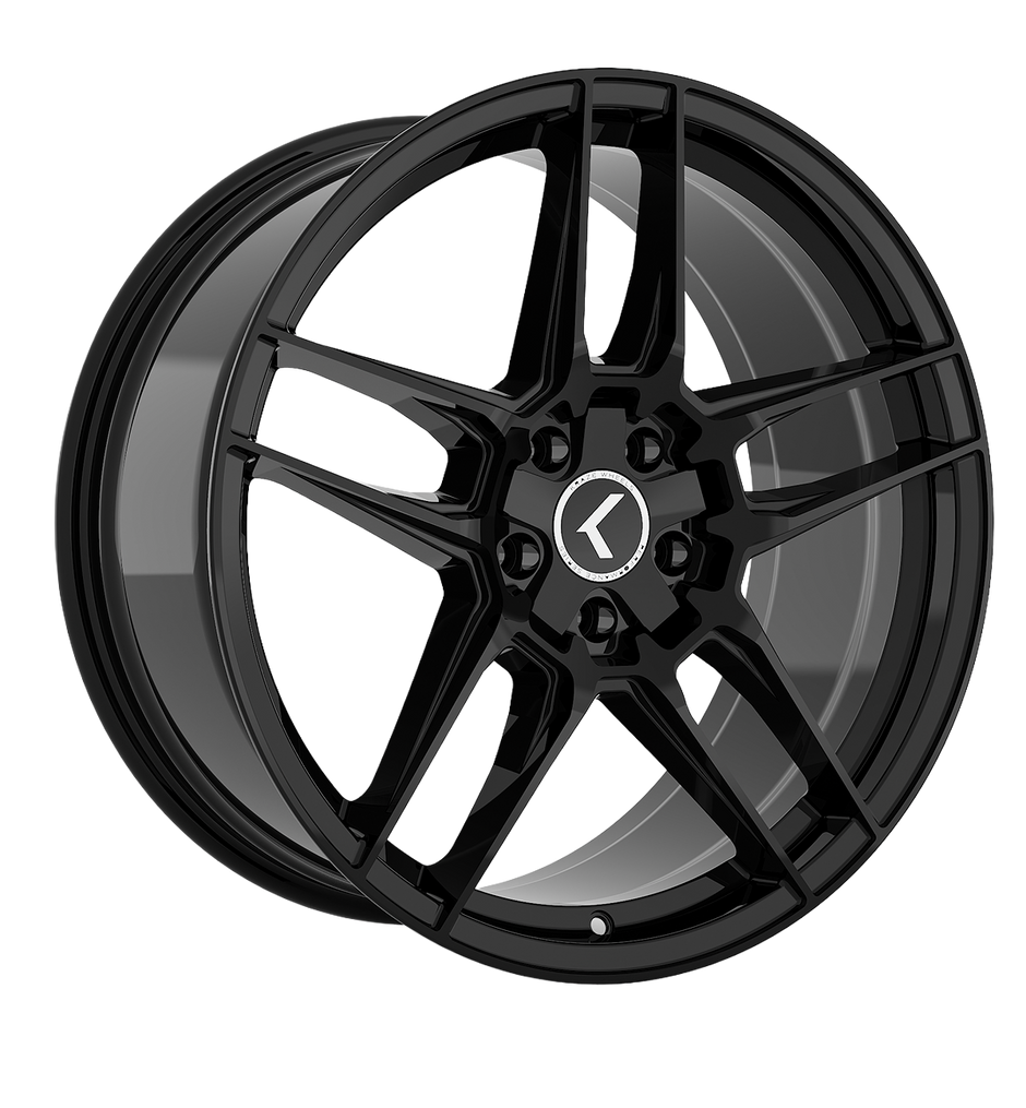 KRAZE CONVERGE KR197 GLOSS BLACK 20X9 5-108/5-114.3 35MM 72.6MM - KR197-2914GB35