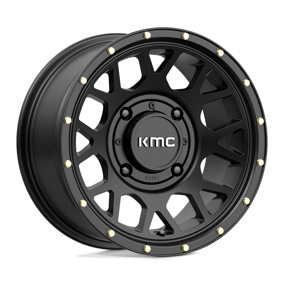 KMC Powersports KS135 Grenade UTV 14x7 4x156 S-BLK - KS13547044710