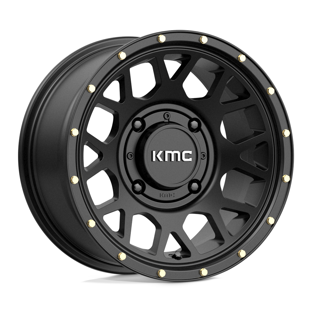 KMC Powersports KS135 Grenade UTV 14x7 4x137 S-BLK - KS13547048710