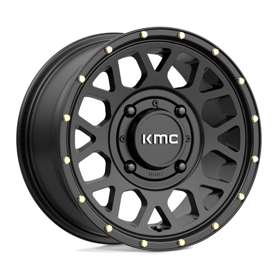 KMC Powersports KS135 Grenade UTV 14x7 4x156 S-BLK - KS13547044738