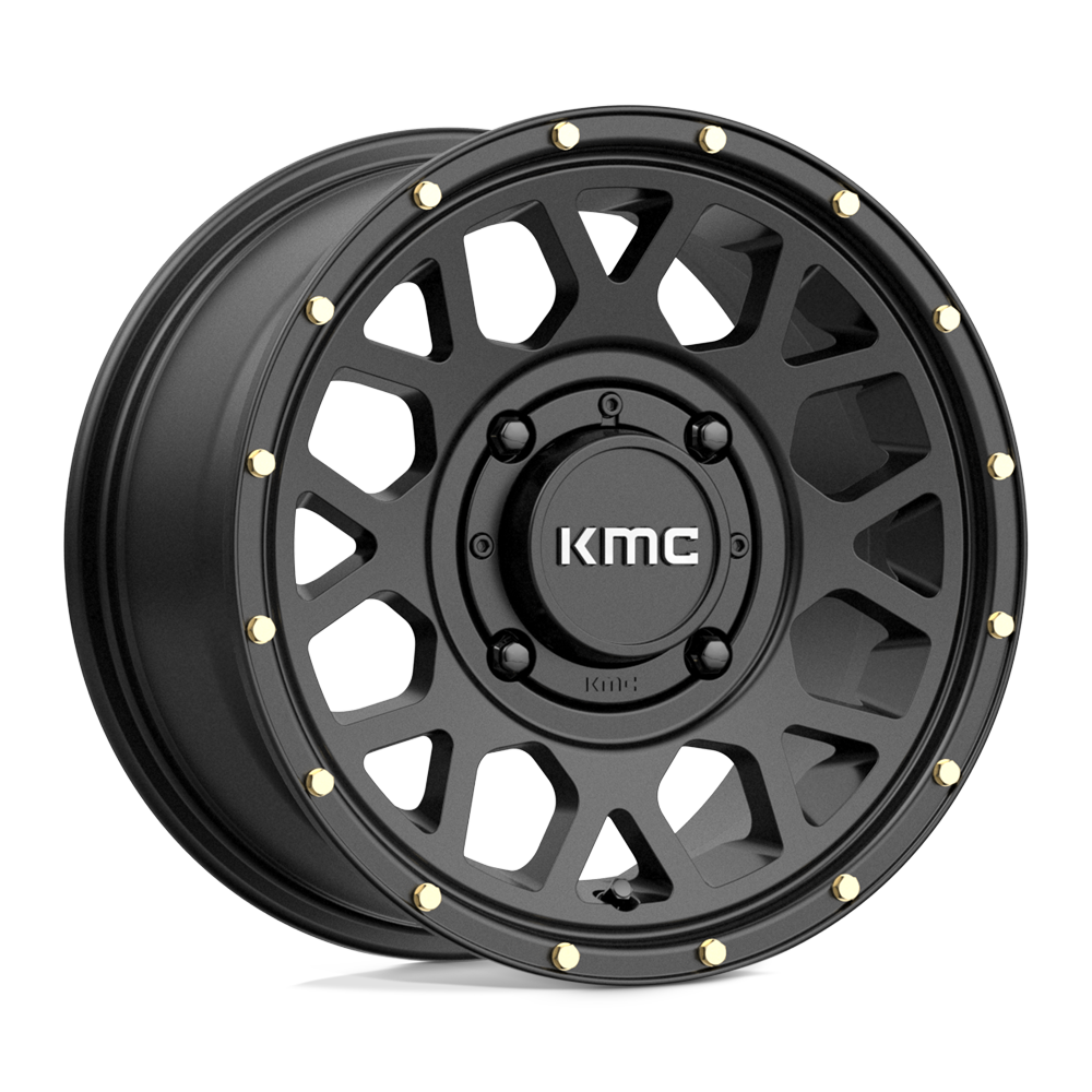 KMC Powersports KS135 Grenade UTV 14x7 4x137 S-BLK - KS13547048738