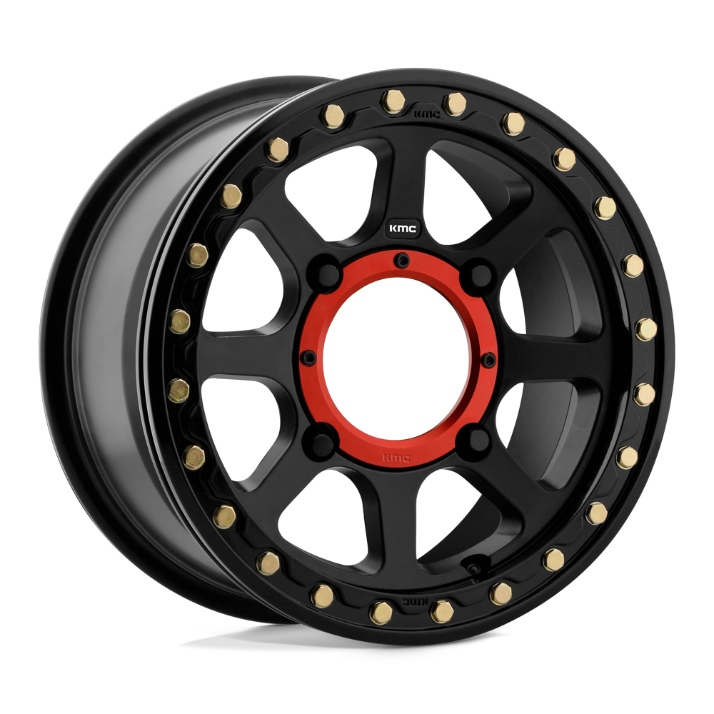 KMC Powersports KS234 Addict 2 UTV Beadlock 14x7 4x137 S-BLK - KS23447048738