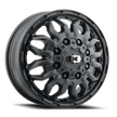Vision Korupt Dually 17x6.5 8x200 121.35mm Satin Black : 410-7680SBF
