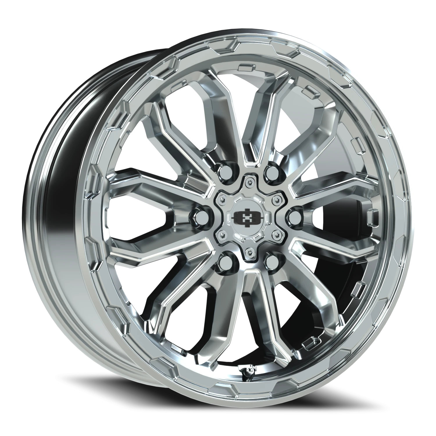 Vision Korupt Van 17x7.5 6x130 45mm Chrome : 410-7763OEC45