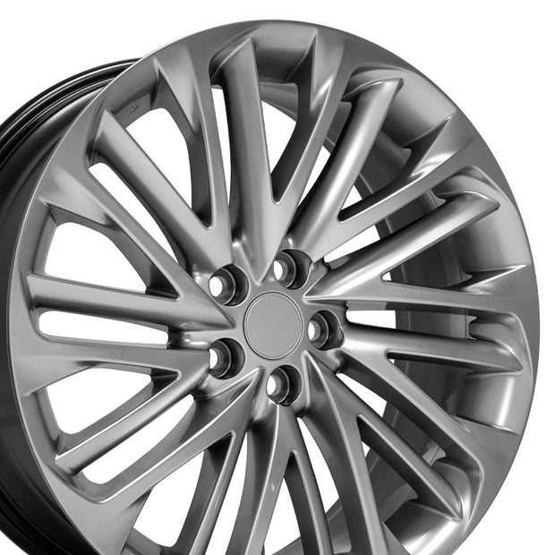 OE Wheels 20" Replica LX58 fits Lexus 20x8 Hyper Silver - LX58-20080-5450-30HS