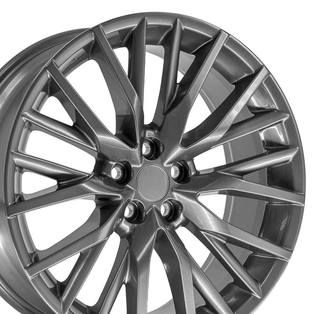 OE Wheels 20" Replica LX59 fits Lexus 20x8 Hyper Silver - LX59-20080-5450-30HS
