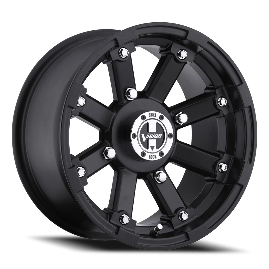 Vision Lockout 12x7 4x4 2.5mm Matte Black : 393-12744MB4