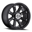 Vision Lockout 12x7 4x4 2.5mm Matte Black : 393-12744MB4