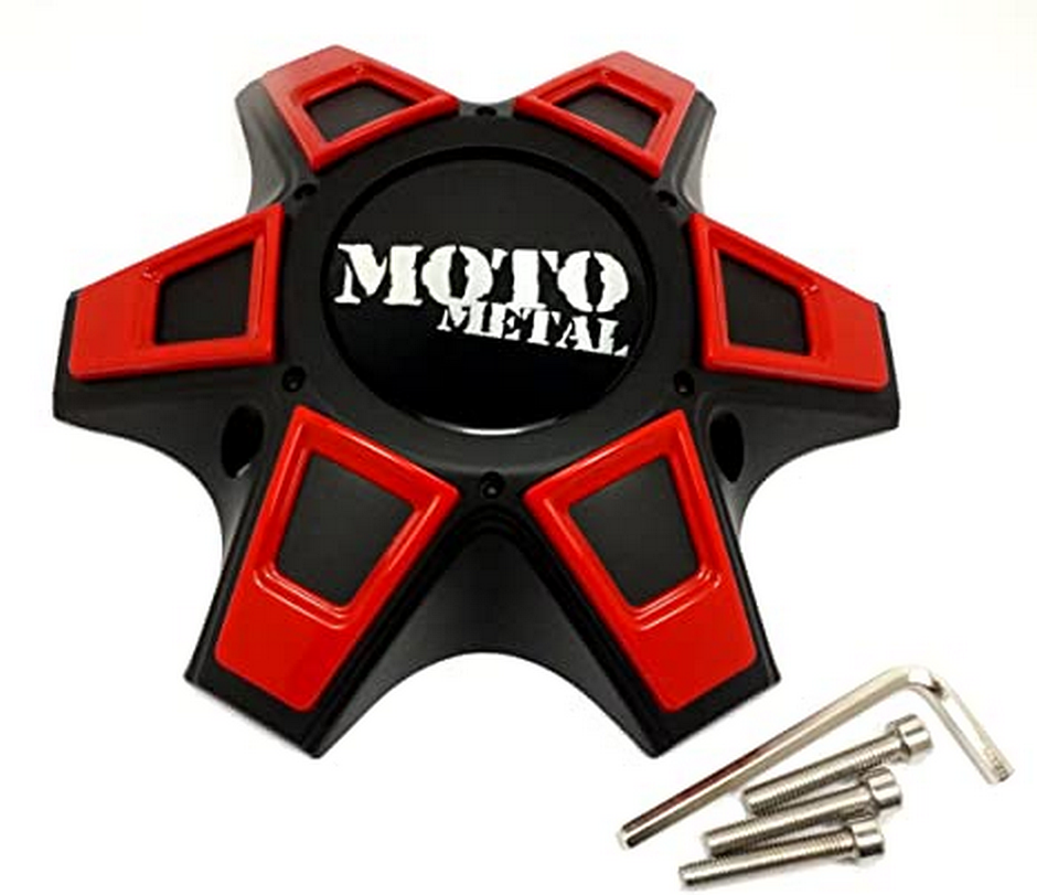 MOTO MO969 CAP 6 LUG - SATIN BLACK - M-946SB