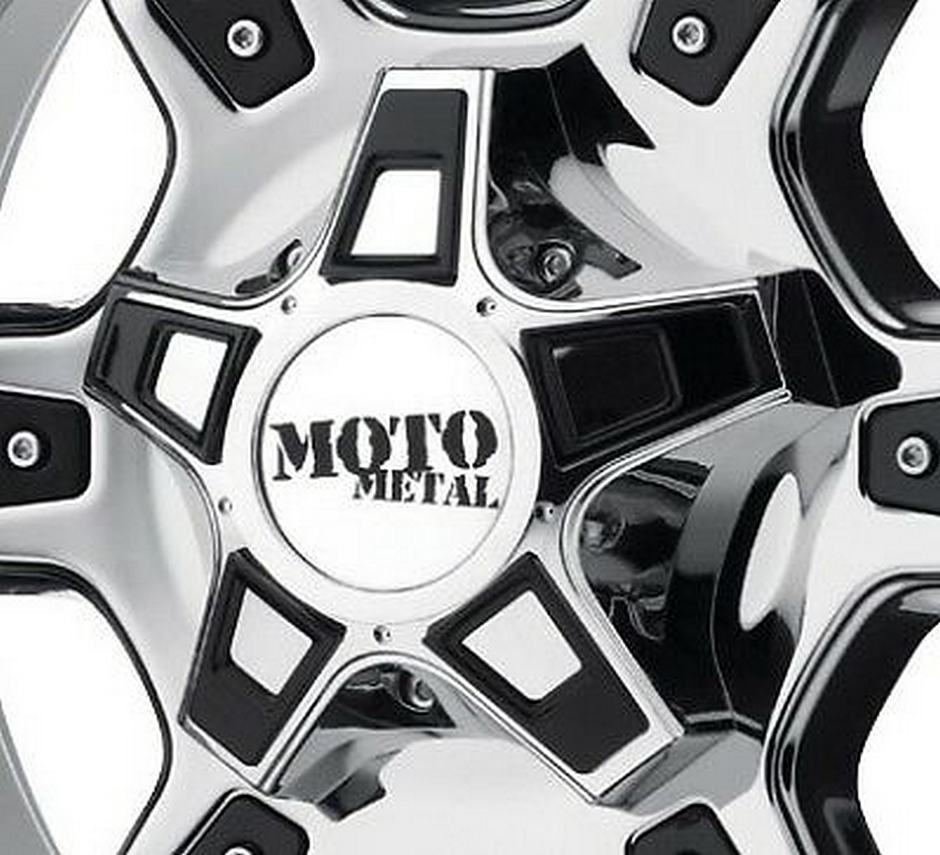 MOTO MO969 CAP 8 LUG - CHROME - M-947CH