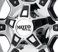 MOTO MO969 CAP 8 LUG - CHROME - M-947CH