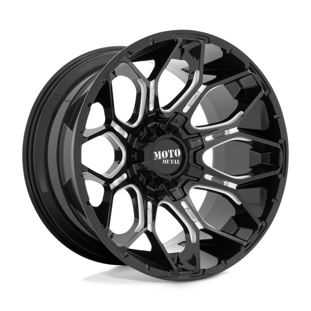 Moto Metal MO808 Sniper 20x9 6x135/6x139.7 G-BLK MILL - MO80829067300