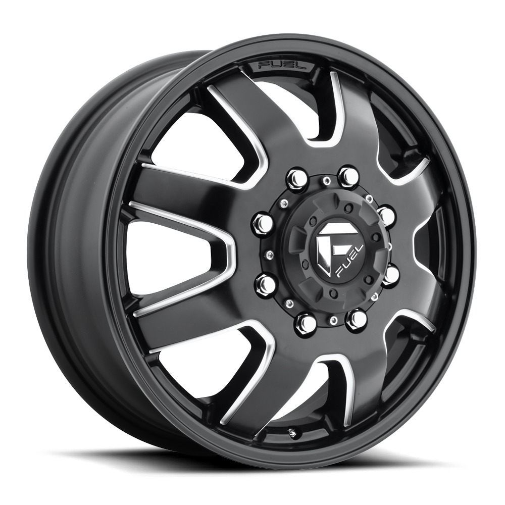 Fuel 1PC D538 Maverick 17x6.5 8x210 MT-BLK-MIL - D538176593F