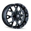 MAYHEM WARRIOR 8015 BLACK/MILLED SPOKES 20X10 6-135/6-139.7 -25MM 106MM