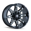 MAYHEM RAMPAGE  8090 BLACK/MILLED SPOKES 20X9 8-170 18MM 125.2MM