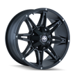 MAYHEM RAMPAGE 8090 MATTE BLACK 18X9 8-180 18MM 124.1MM